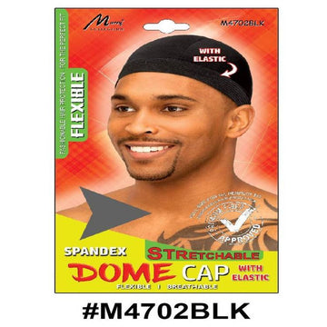 Murry Dome Cap With Elastic Black M4702blk