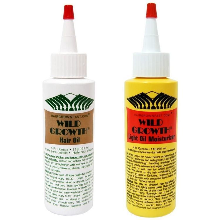 Wild Growth Hair Oil & Light Oil Moisturizer
