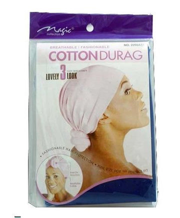 Magic Collection Cotton Durag Assorted Color 2259ast