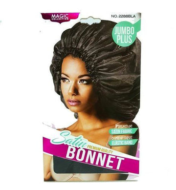 Magic Collection Jumbo Plus Satin Bonnet 2288bla