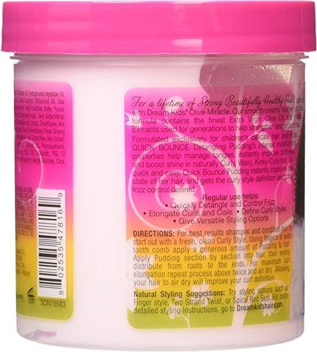 African Pride Dream Kids Olive Miracle Quick Bounce Pudding