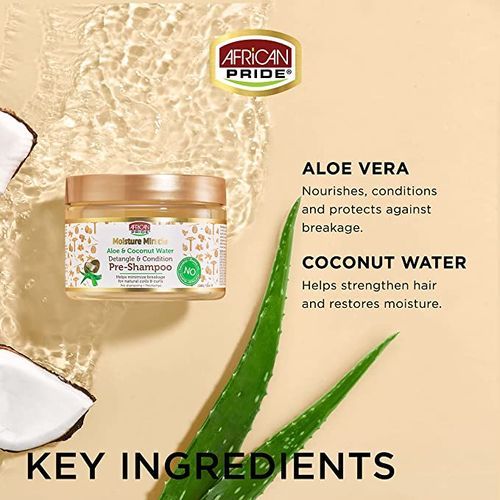 African Pride Moisture Miracle Aloe & Coconut Water Pre Shampoo