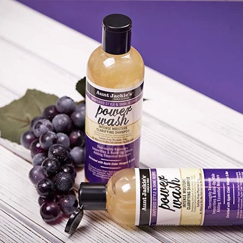 Aunt Jackie's Grapeseed Power Wash Intense Moisture Clarifying Shampoo