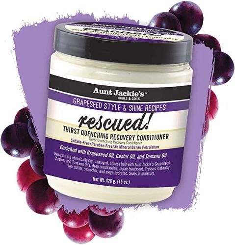Aunt Jackie's Grapeseed Rescued Thirst Quenching Recovery Conditioner