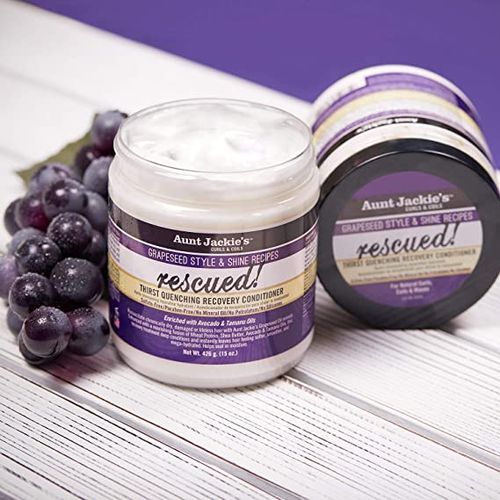 Aunt Jackie's Grapeseed Rescued Thirst Quenching Recovery Conditioner