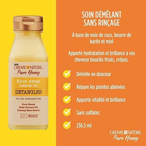 Creme Of Nature Pure Honey Knot Away Leave-In Detangler