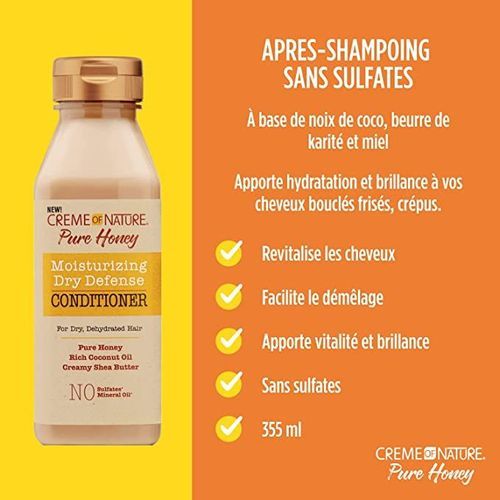 Creme Of Nature Pure Honey Moisturizing Dry Defense Conditioner