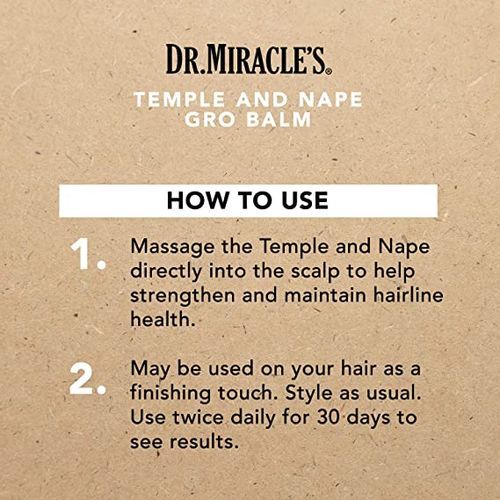 Dr. Miracle's Temple And Nape Gro Balm