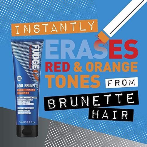 Fudge Cool Brunette Blue-toning Shampoo