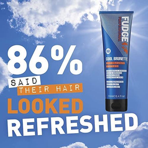 Fudge Cool Brunette Blue-toning Shampoo & Conditioner