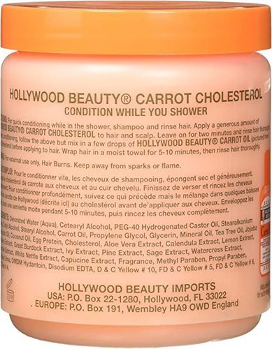 Hollywood Beauty Carrot Cholesterol