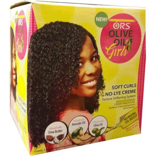ORS Olive Oil Girls Soft Curls No-lye Creme Texture Softening System