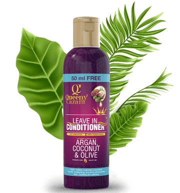 Queeny Cazara Argan, Coconut & Olive Oil Leave In Conditioner