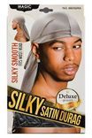 Magic Men's Silky Satin Durag Grey4801grey